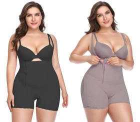2 pieces Утягивающее нижнее белье, Корректирующее белье для прикладок, Корректирующее белье, плюс размер, Утягивающее корсет, сексуальный бюстье и корсет со шнуровкой - Цвет: 2 pieces