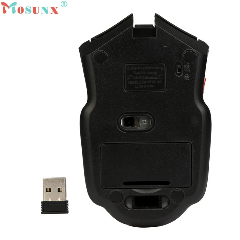 Mosunx 2 4 Ghz мини беспроводная оптическая игровая мышь и usb приемник USB 0 для ПК