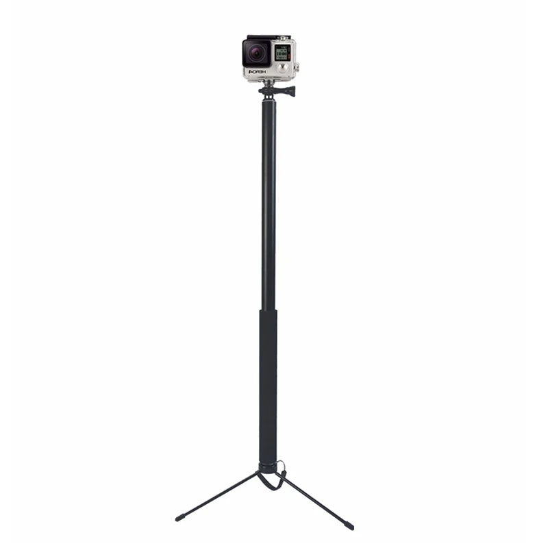 3 м удлиненная штанга алюминиевый сплав монопод для GoPro Hero 5 6 7 8 черный штатив селфи палка для Insta360 DJI Osmo Action Yi 4K