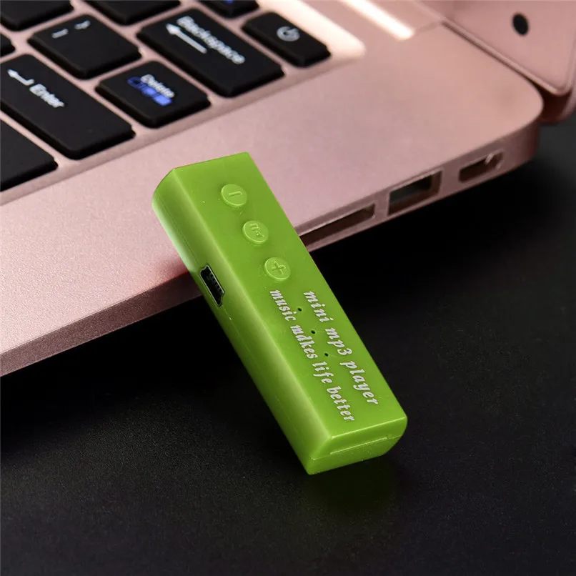 Лучший подарок USB клип цифровой Mp3 музыкальный плеер Поддержка SD TF карта GD