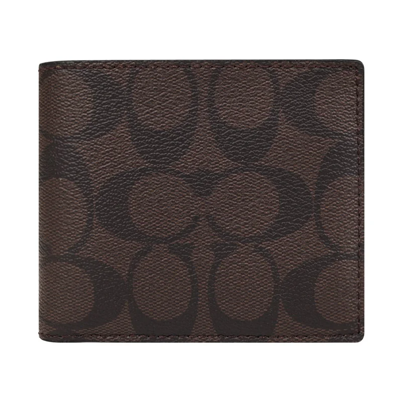 Coach Compact ID Wallet In Signature F74993/F25519/F75083/F66551 | Багаж и сумки
