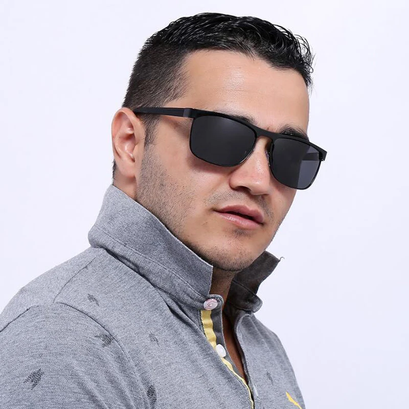 Мужские солнцезащитные очки с поляризацией защитой от ультрафиолета 100% |