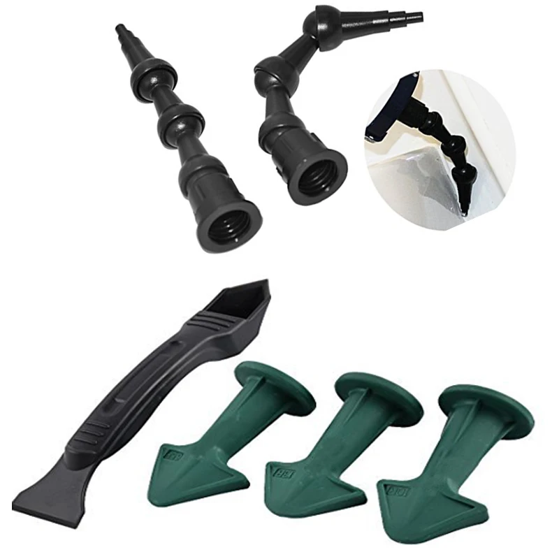 2 шт. силиконовый шпатель и скребок для герметика вращающийся на 360 градусов|silicone