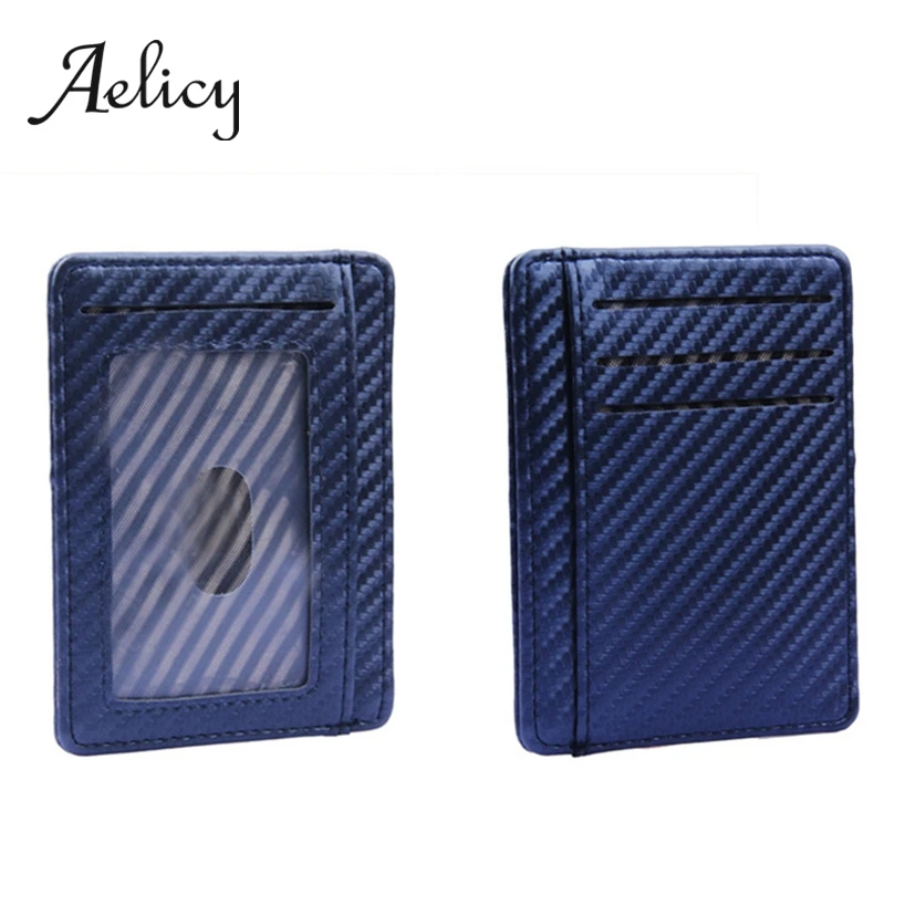 Aelicy нейтральный магический двойной держатель для карт кошелек мини тонкий
