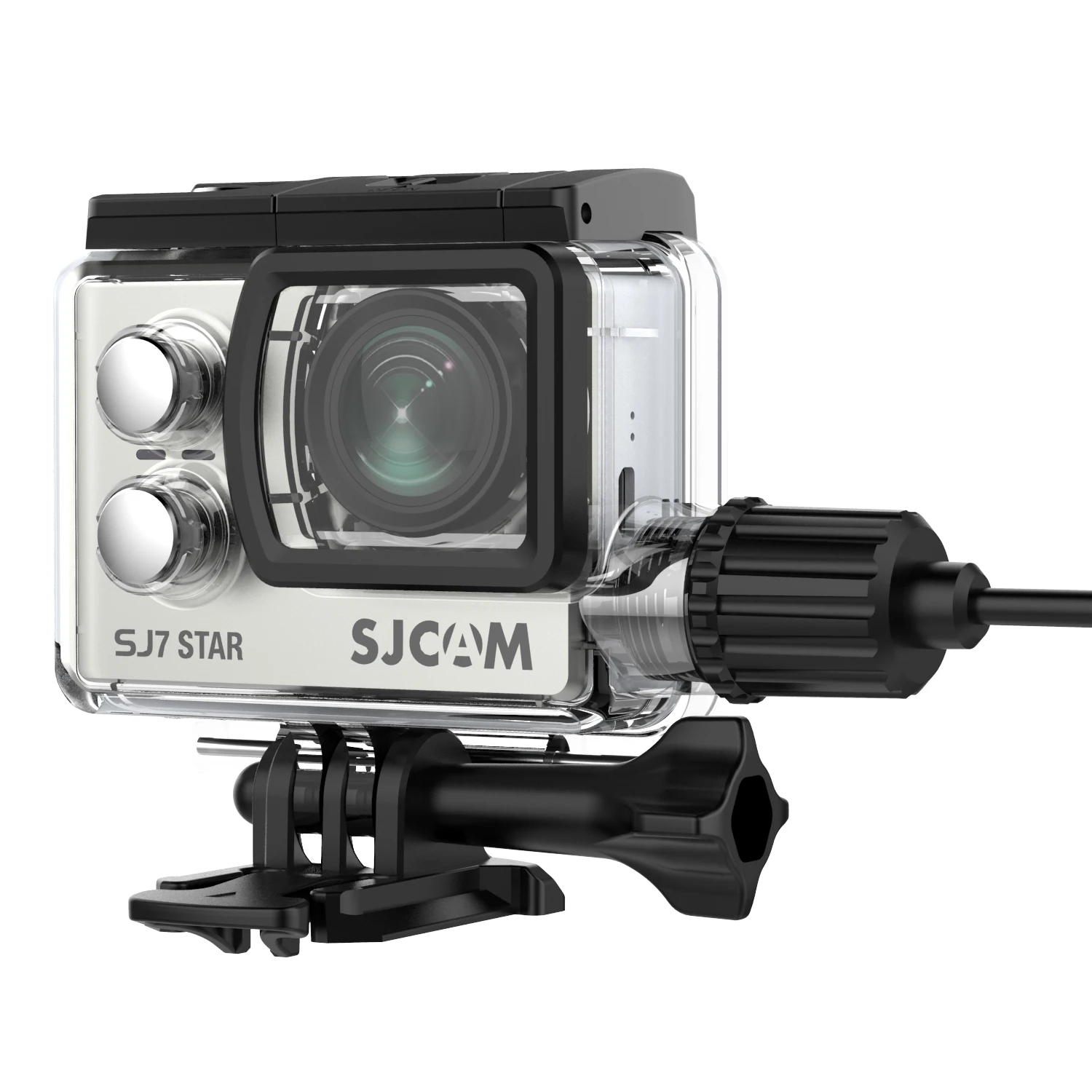 SJCAM SJ7 мотоциклетный Водонепроницаемый чехол с зарядным кабелем для SJCAM SJ7 Star Action Sport camera для мотоциклетного шлема Sport