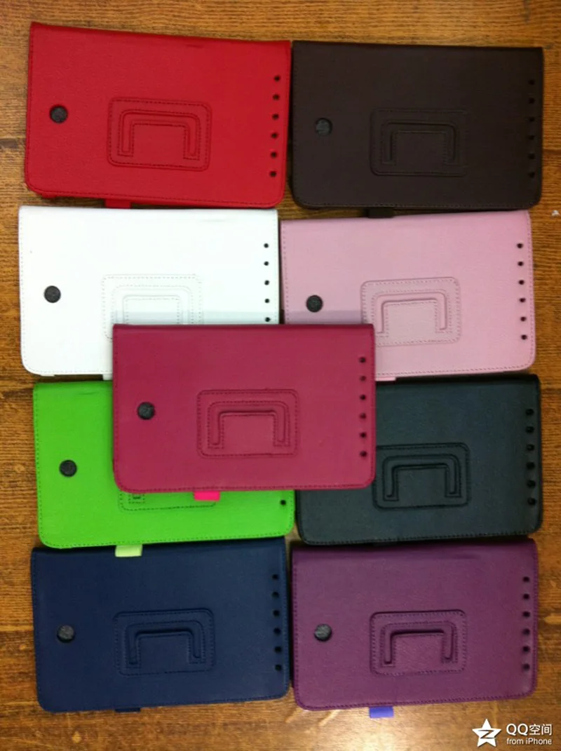 Ультратонкий чехол книжка из искусственной кожи с зернистой текстурой личи для