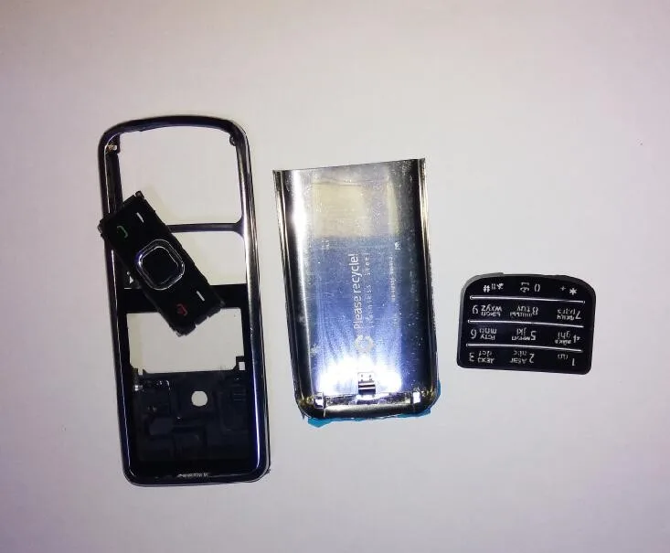 Полный корпус клавиатура с русским шрифтом для NOKIA 6700 Классический чехол для NOKIA 6700C Задняя крышка батареи чехол+ средняя рамка+ русская клавиатура