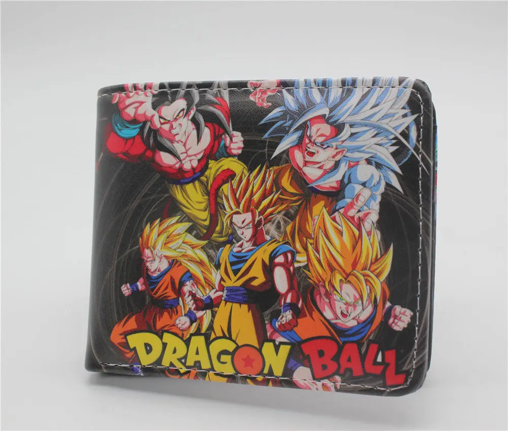 L Мужской женский кошелек Dragon Ball Z кошелек молодых студентов аниме модные короткие кошельки мультфильм комикс кошелек доллар цена Otaku подарок - Цвет: L