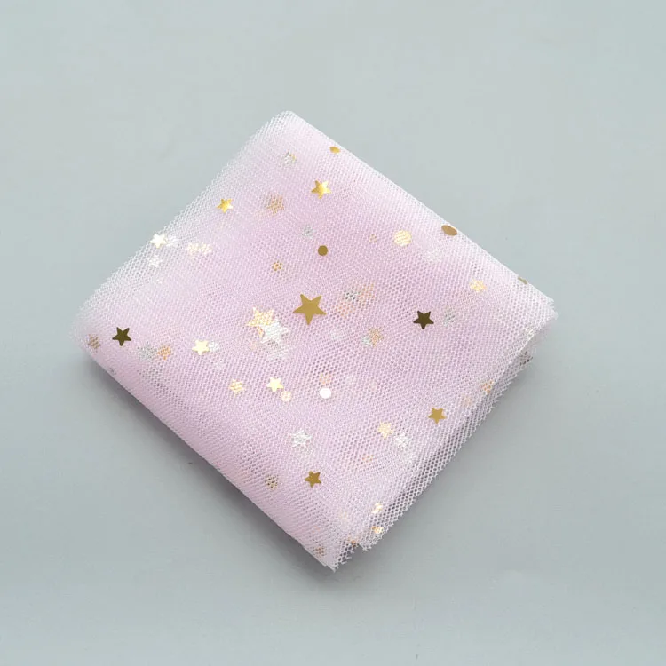 light pink 1 м/лот 60 мм печатные звезды органза ленты для свадьбы домашний декор рукоделие Подарочная упаковка аксессуары для волос, бант ручной работы материал - Цвет: light pink