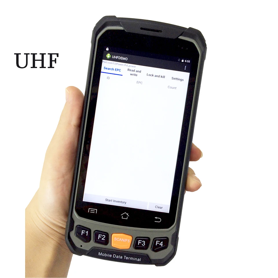 4 7-дюймовый сенсорный экран Android 5 1 Ручной терминал сбора данных UHF RFID считыватель