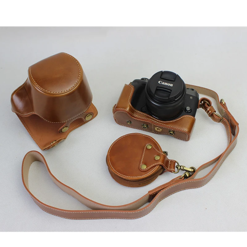 Для Canon EOS M5 демонтаж чехол для батареи фото Ретро стиль кожа цифровая камера