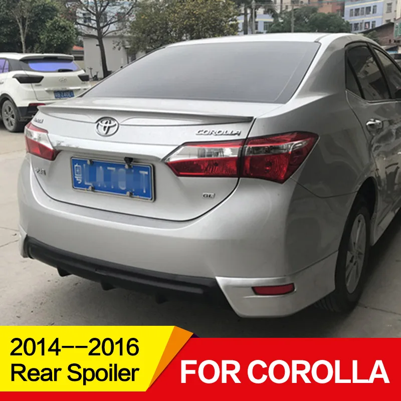 5 шт. использовать для Toyota Corolla передний и задний бампер губы год спойлер корпусный набор задний бампер diff использовать r Спорт