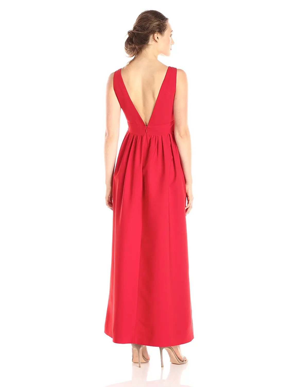 Женское облегающее платье без рукавов с V образным вырезом|a-line dress|vestidos plusdress plus |