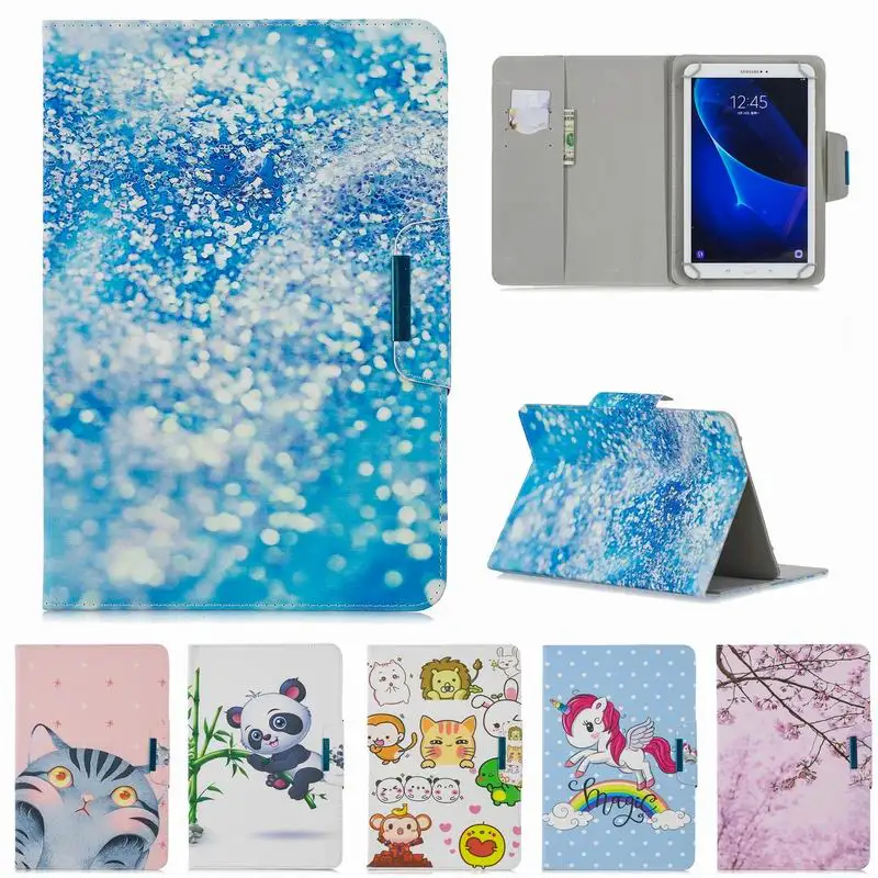 Универсальный чехол-книжка для планшета 7 0 дюйма Samsung Huawei Lenovo Tab E7 TB-7104F 2 3 4 Essential