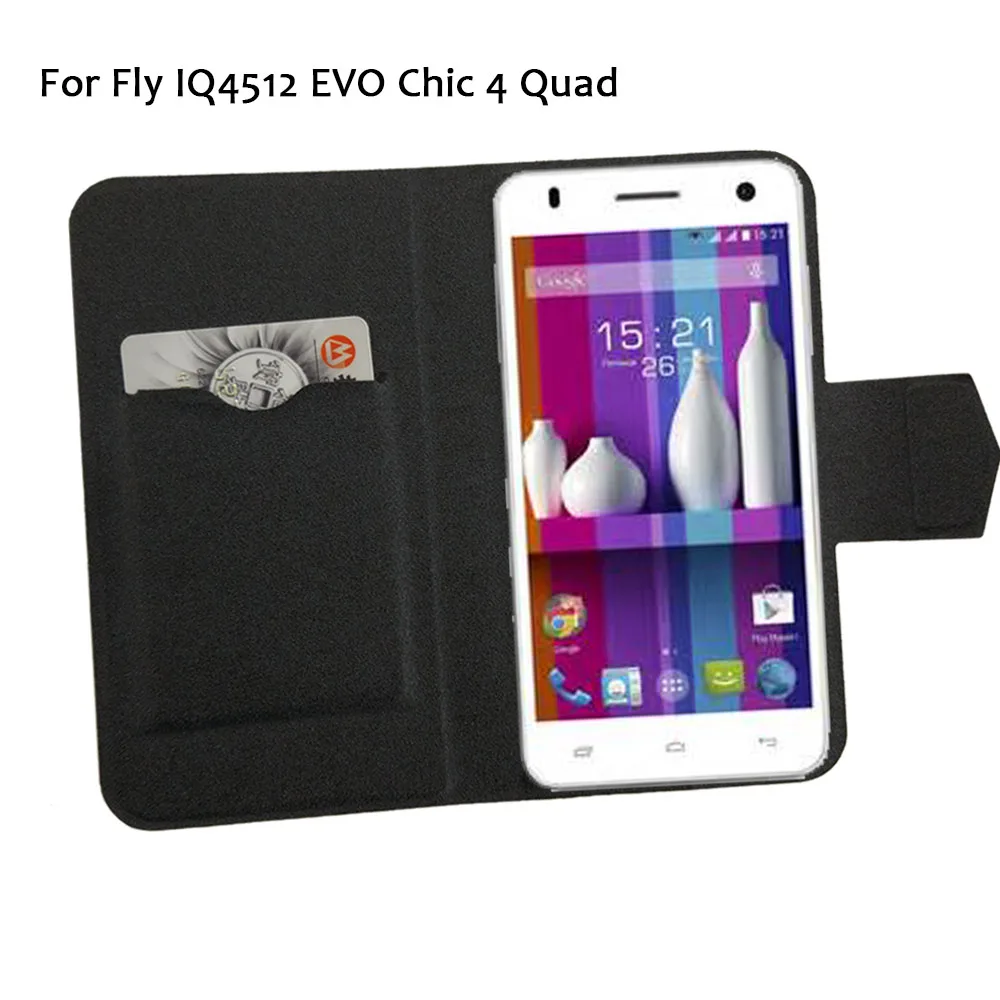5 видов цветов жарко! Чехол для Телефона Fly IQ4512 EVO Chic 4 Quad кожаный чехол 2017 модные