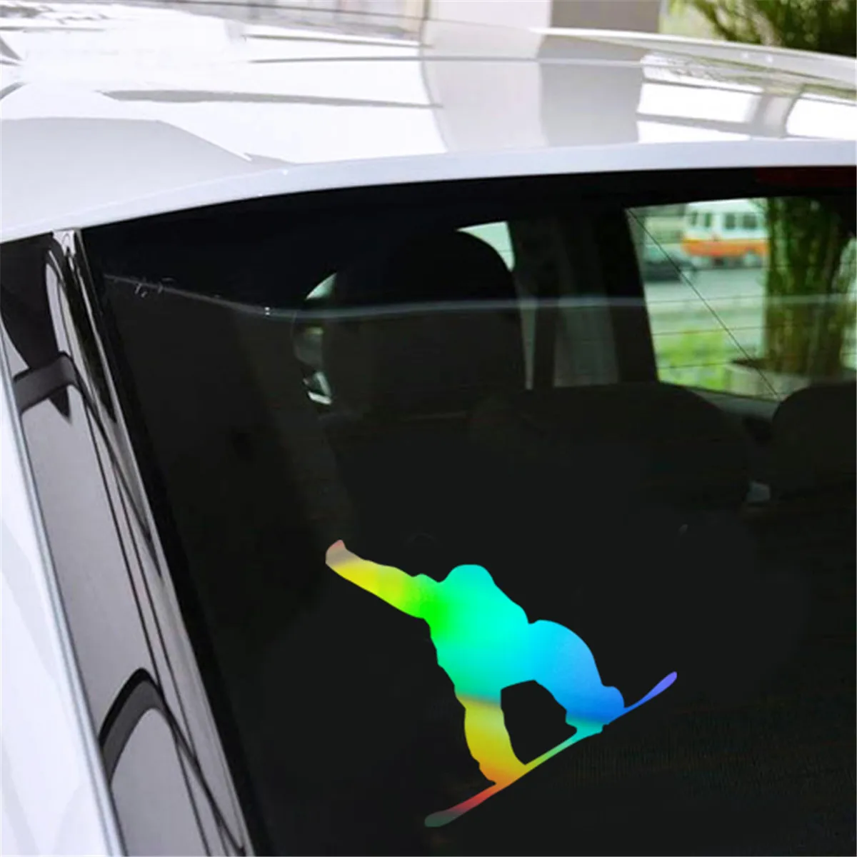 

Skiing Jump Sports Car Sticker Window Door Auto Bumper Vinyl Decal Decor Gift