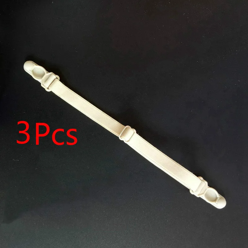 3Pcs 3/4/8 шт. двойной плечевой ремень Нескользящие устойчив к Ремни Пряжка лямки на нескользящей подошве на спине бретельки бюстгальтера держатель бюстгальтер аксессуары - Цвет: 3Pcs