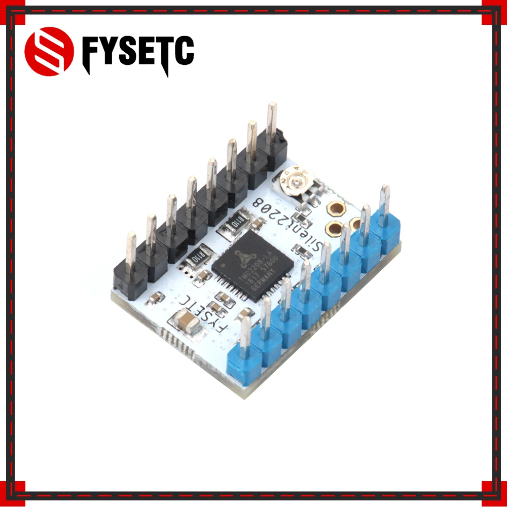 1 шт. бесшумный модуль драйвера шагового двигателя TMC2208 V1.2 Stepstick радиатор для