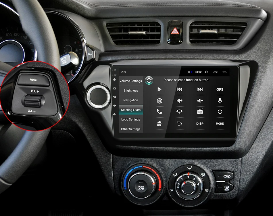 JMCQ " Автомагнитола для KIA RIO 3 2011 12 13 14 15 K2 сенсорный экран Android 8,0 плееров навигация gps carplay зеркало-llink
