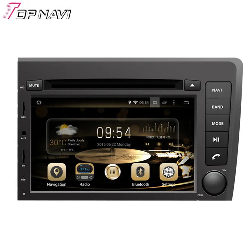 Topnavi 7 ''Восьмиядерный 4 Гб+ 32 г автомобильный dvd-плеер Android 6,0 Радио стерео для VOLVO S60/V70 2001 2002 2003 2004 gps навигация Wi-Fi