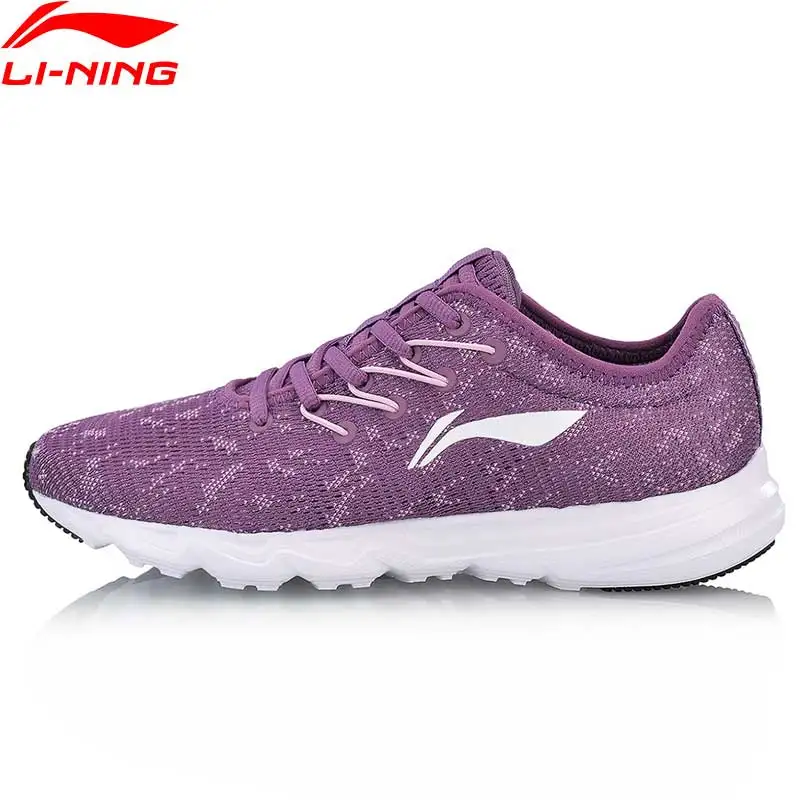 Li-Ning/Женская обувь для бега EZ; обувь для бега; светильник; дышащая подкладка; нескользящая спортивная обувь; удобные кроссовки; ARBN026 SAMJ18