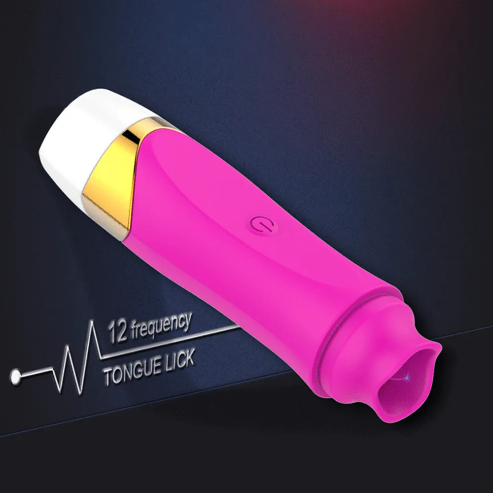 1 шт. Вибраторы для языка 12 Частотный USB мощный вибрирующий массаж точки G