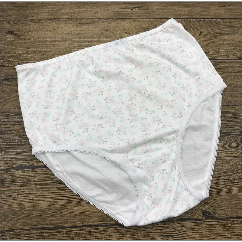 XL XXL XXXL Different White Underwears Women Panties Female Plus Size Knickers Briefs For Mid Rise Underpants 5Pcs/Lot | Женская одежда