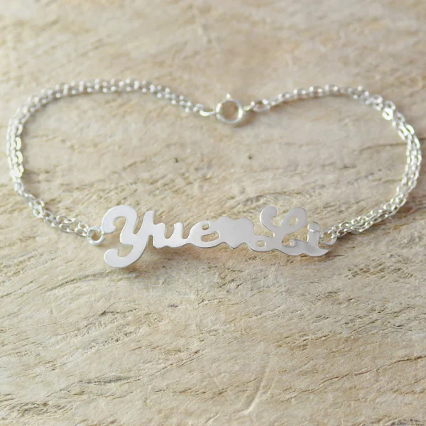 Браслет из сплава под заказ инициалы с надписью brcelet лучший подарок для вашей