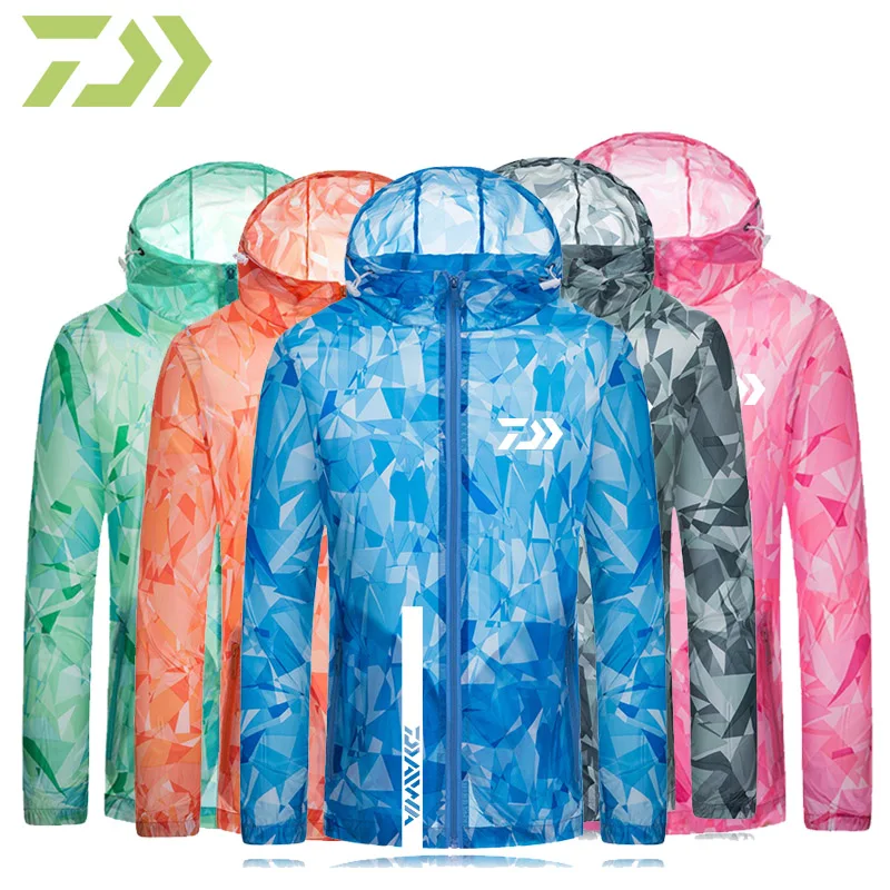 2019 Summer Quick Dry Fishing Jacket Dawa Outdoor Sunscreen Mosquito Ultraviolet Protection Long Sleeves Shirt | Спорт и развлечения