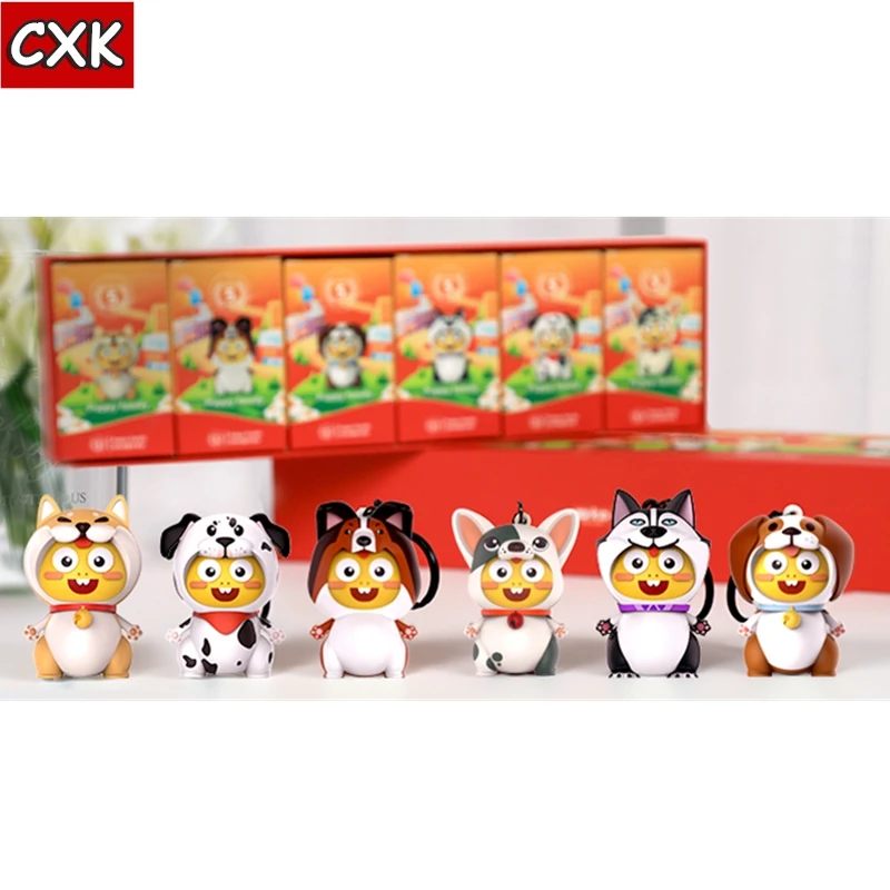 6 шт. Vipkid Дино Сиба ину собака 3D стильный брелок Husky VIPKID аксессуары для детей