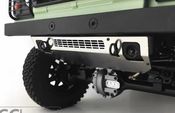 Передний бампер шасси фары защитная решетка рулевого управления для RC 1/10 6WD Land D110