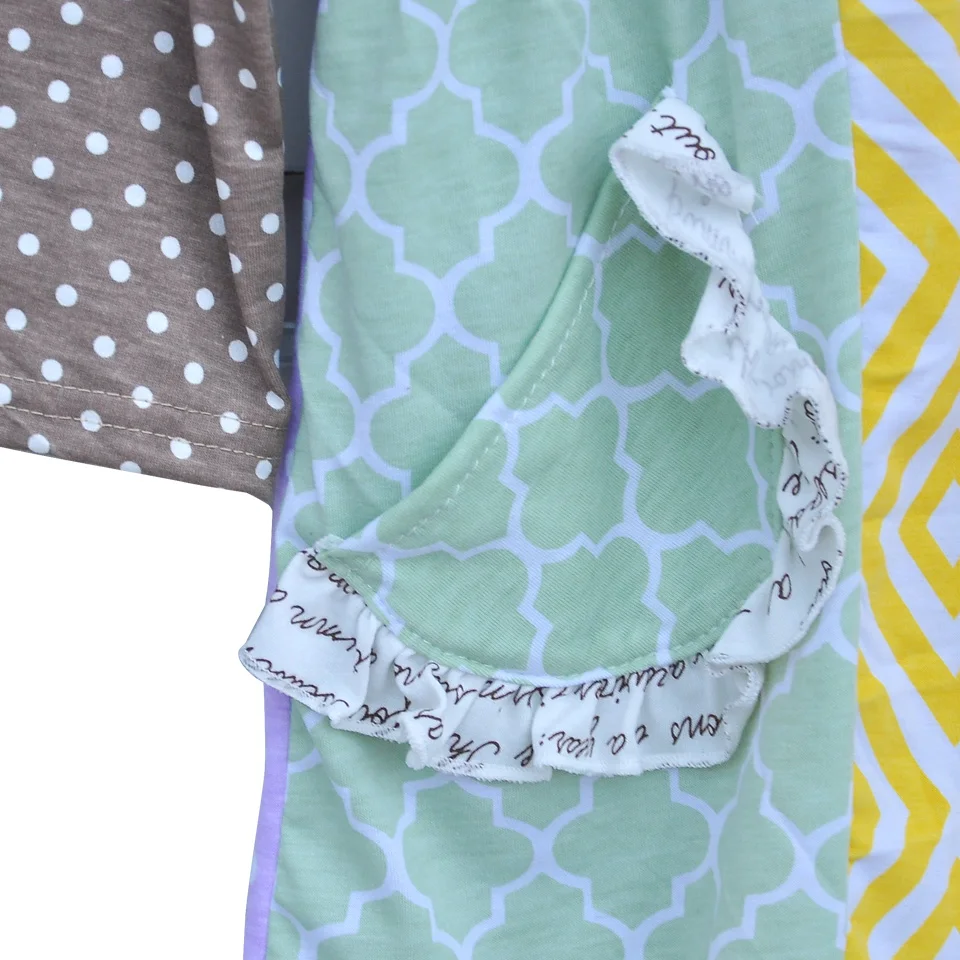 Модная одежда тонкой работы комбинезон для маленьких девочек в горошек топ с