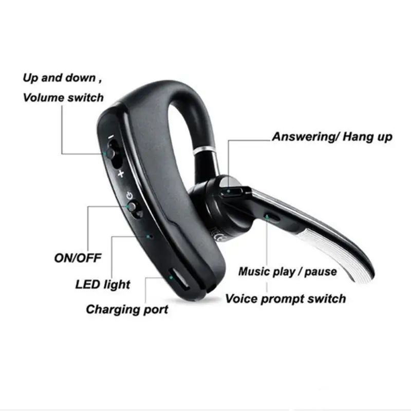 Wireless Earphones Bluetooth Handsfree Headphones With HD Mic Earphone Headsets auriculares For smart Phone Sport Drive Running |