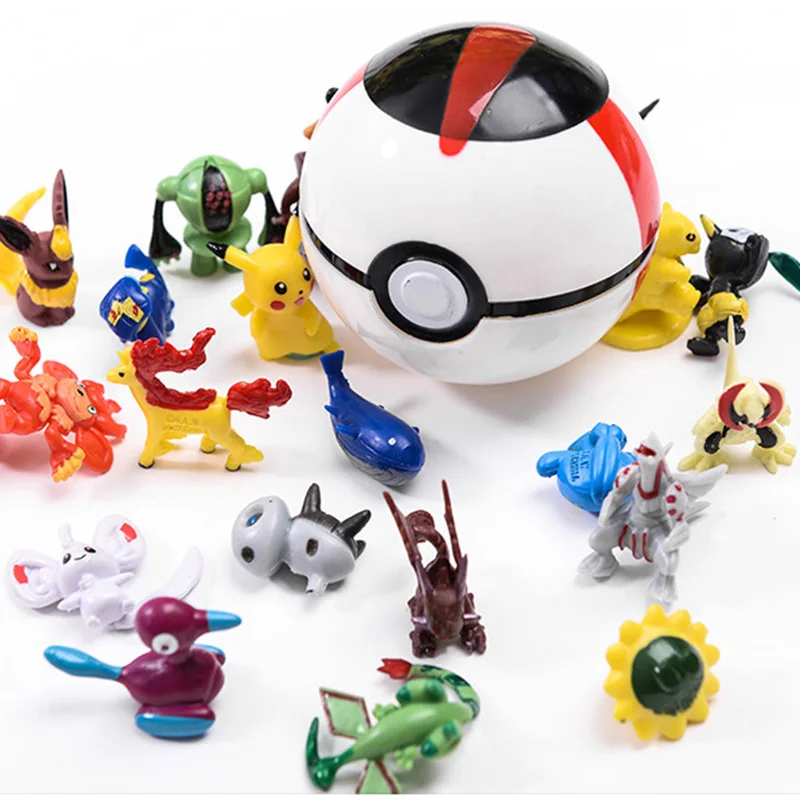 Pokeball части 1 + случайных частей в пределах детские игрушки фигурки героев