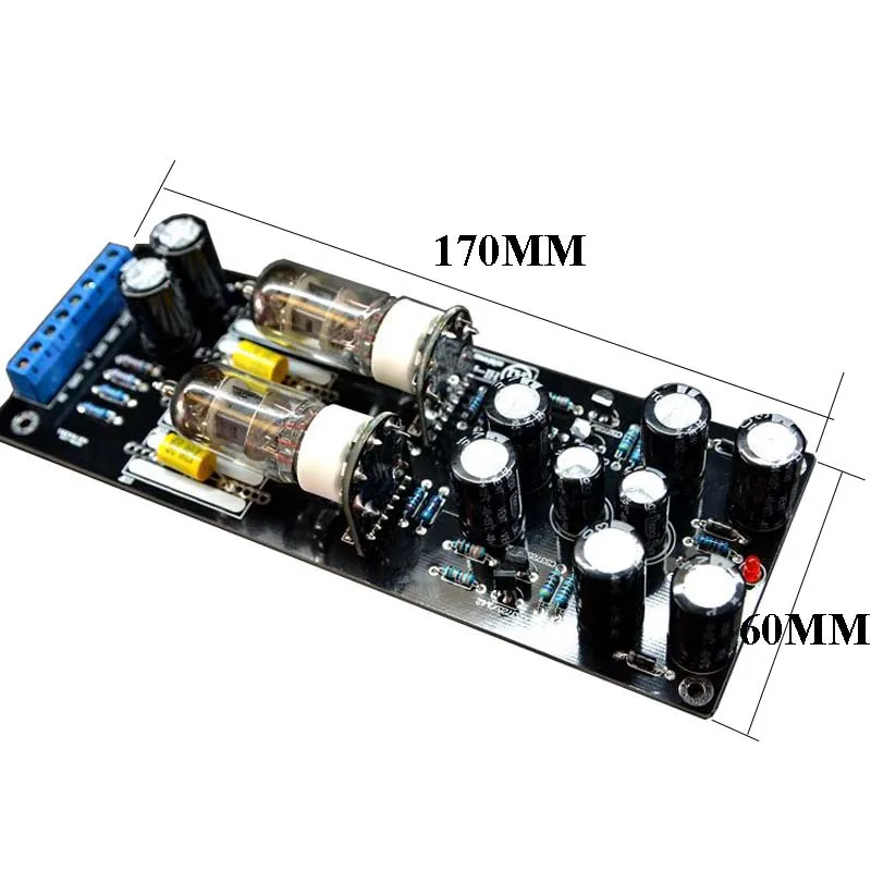 6J1/6AK5 Home Video Amplifier Boars AC 12V 500mA Musical Fidelity Tube Preamplifier Stereo HiFi Pre-Amp Board Amplificador | Электроника