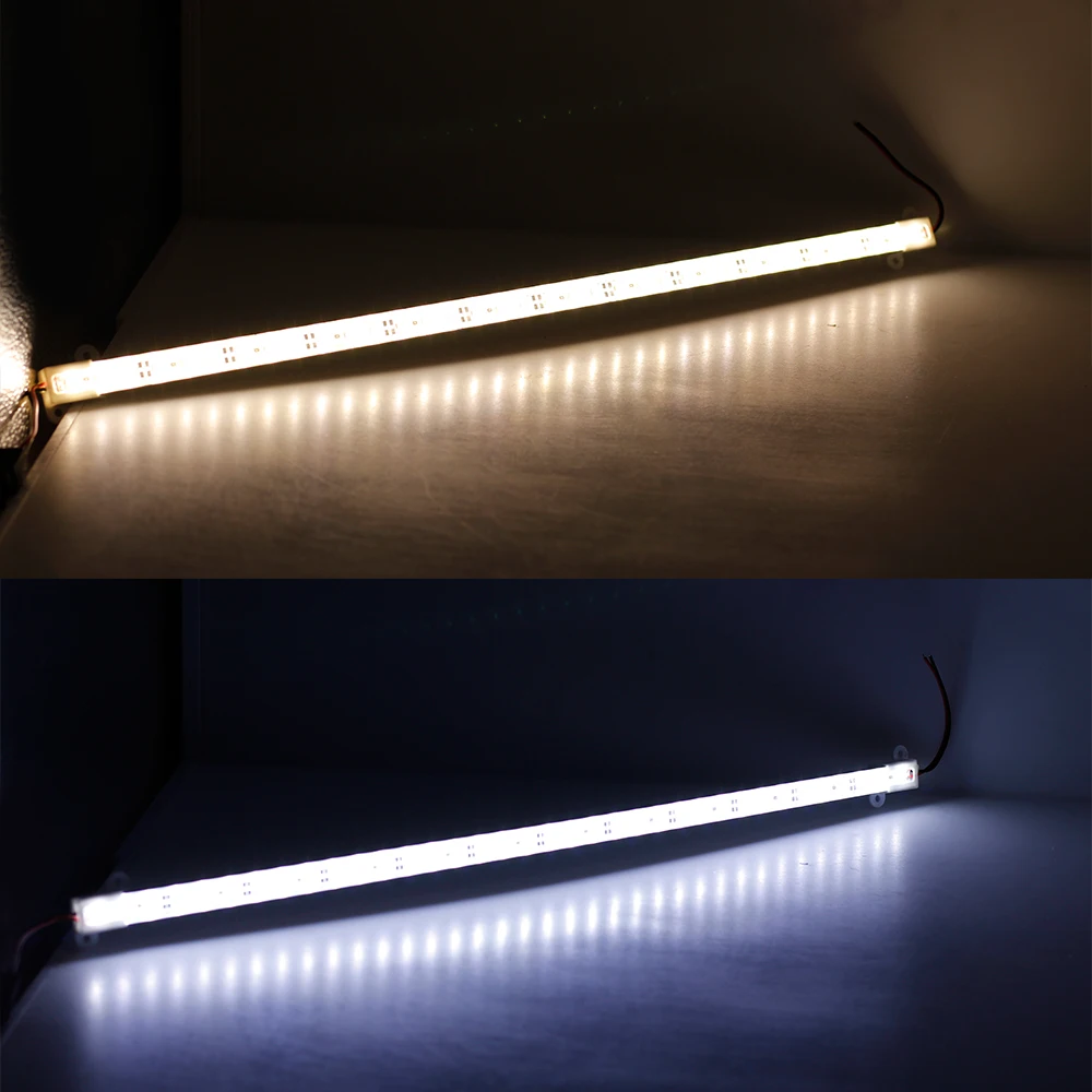 Светодиодный светильник для бара DC12V 50 см, высокая яркость 5630 RGB, жесткая полоса, светильник s IP68, водонепроницаемый, уличный, светодиодный, люминесцентная трубка, 5 шт./лот