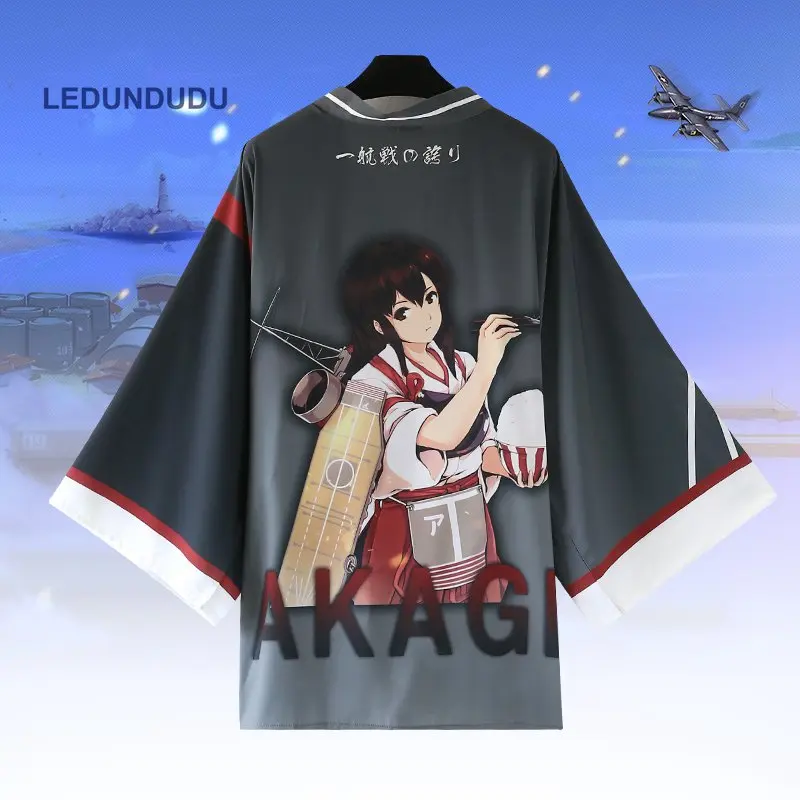 Коллекция Yamato Game Kancolle Kantai шифоновая Пижама плащи карнавальный костюм кимоно