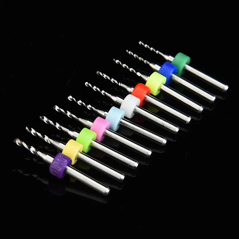 10 шт. мини сверло PCB из карбида вольфрама гравировка Деревообработка набор сверл 1