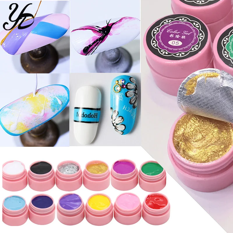 12 шт. УФ Гель лак для ногтей|Гель ногтей| |