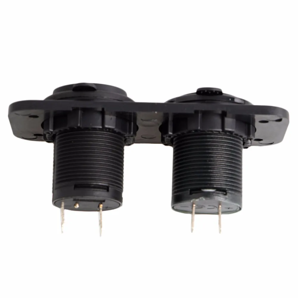 12V 24V Dual USB Автомобильное зарядное устройство для автомобилей и мотоциклов