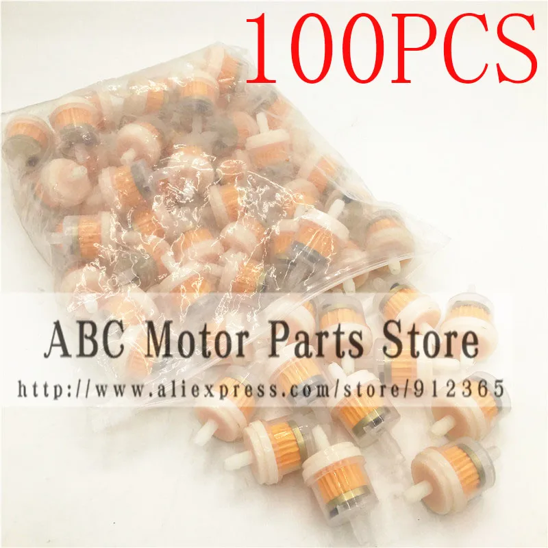 

MAIZHI 100Pcs ENGINE INLINE GAS Magnetic FUEL FILTER with Magnet 1/4" 5mm 6mm Fits ATV ROKETA KAZUAM SCOOTER MOTORCYCLE