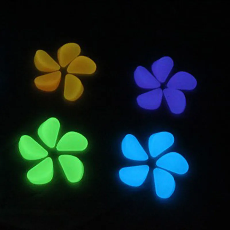 200 шт. аквариумные украшения светящаяся Цветная Галька садок для рыбы