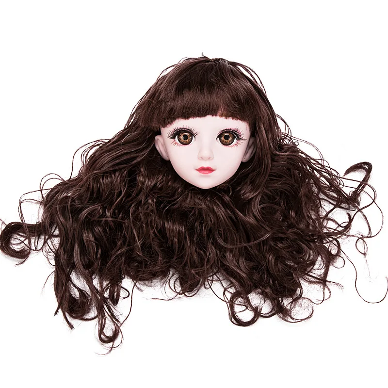 Новинка 60 см Bjd голова 21 подвижная шарнирная кукла Женская голая нудированная 1/3