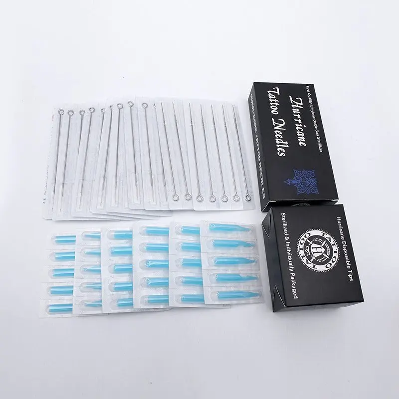 Tattoo Needles Tip (3RL+3RT) and Tubes Tips Mixed - Professional Disposable Plastic | Красота и здоровье