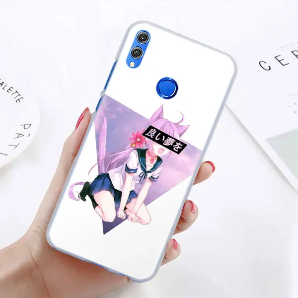 03 Waifu Sugoi чехол для телефона аниме для huawei Honor 8X 8A Pro 8C 8S 9 10 Lite 20i Honor Play Y7 Y9 крышка чехол Coque - Цвет: 03