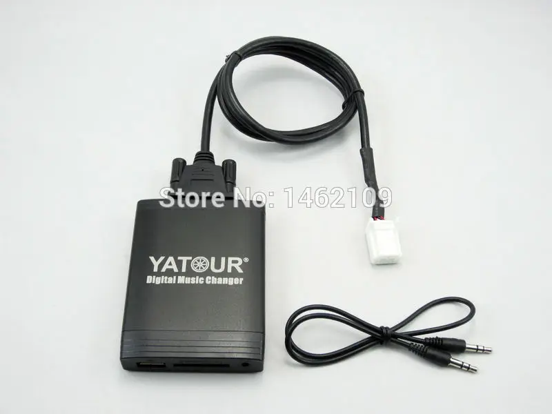Автомобильный адаптер YATOUR AUX MP3 SD USB музыкальный СD 6 + контактный разъем для TOYOTA