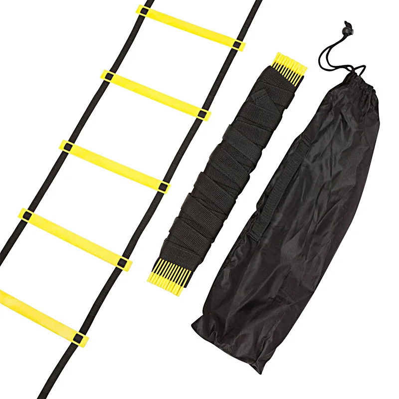 DropshippingHigh Quality Outdoor Sports 4M 8 Rung Agility Ladder for Football Soccer Speed Carry Bag Training Equipment 4 colors | Спорт и