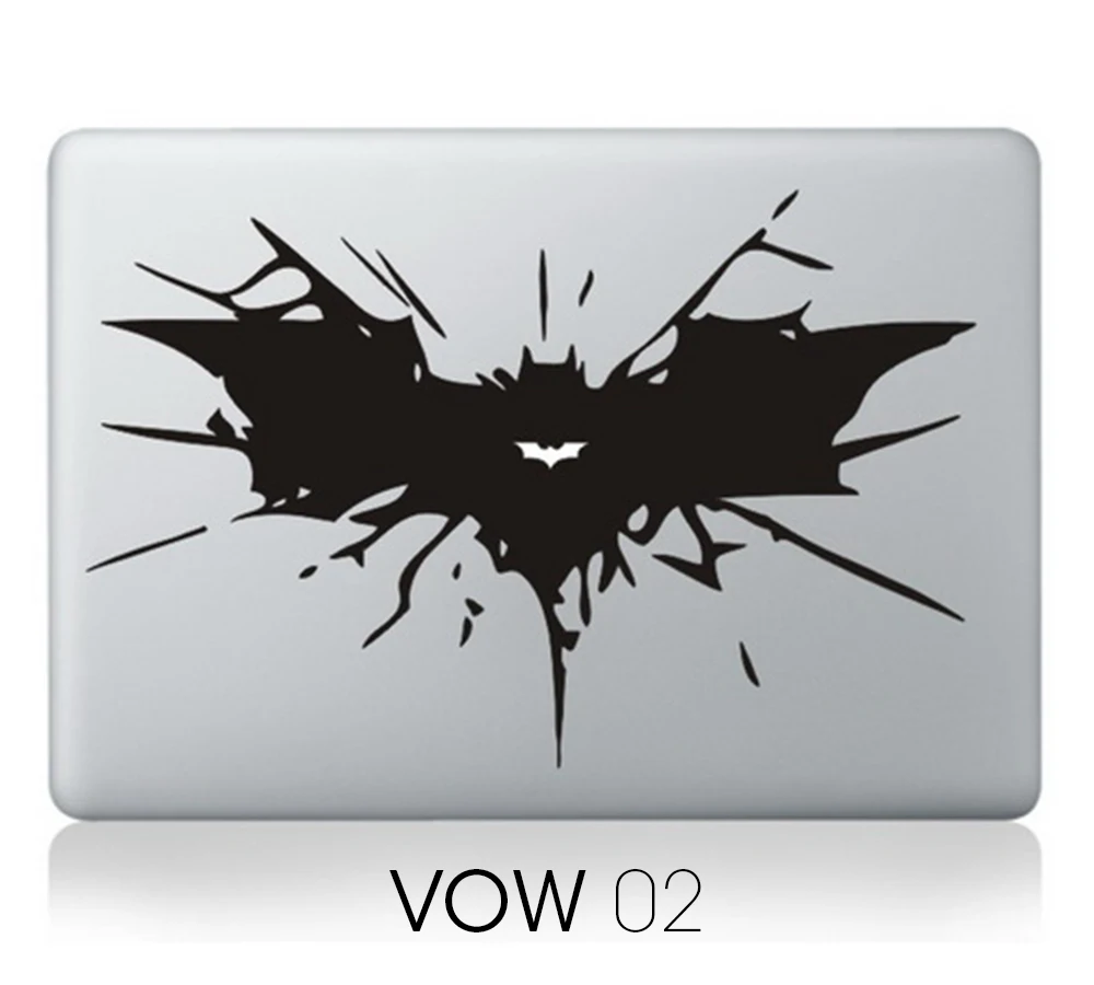 Для Mac book Stitch Batman Snow White Brain Vinyl Decal наклейка для ноутбука Apple Macbook Pro Air 13 11 15