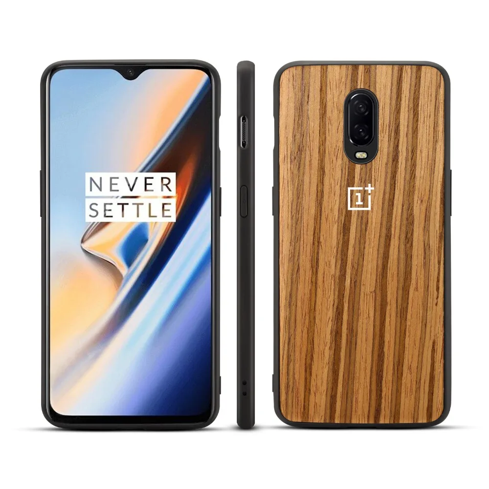 Oneplus 6T чехол оригинальный 100% официальный Защитный силиконовый нейлон Карбон