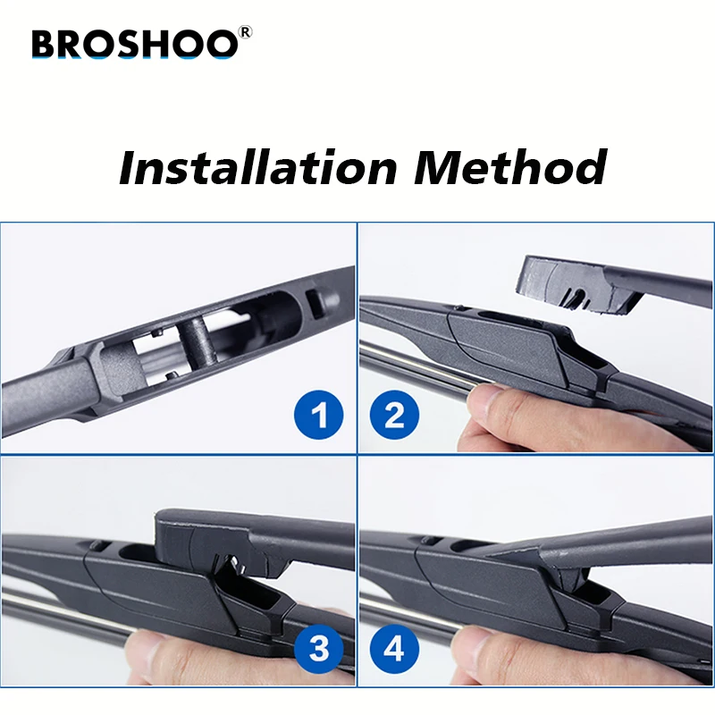 

BROSHOO Car Rear Wiper Blades Back Windscreen Wiper Arm For Chevrolet Sail Hatchback (2010-) 265mm,Windshield Auto Styling